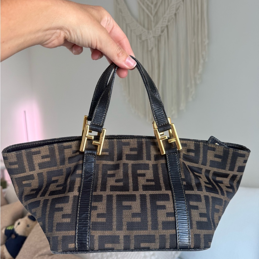 Authentic Vintage Fendi Mini Tote with COA - Picture 5 of 12